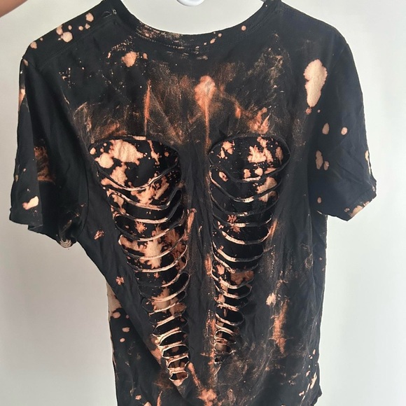Custom Zayn Malik Zombie Bleached Graphic T-shirt - Picture 2 of 8